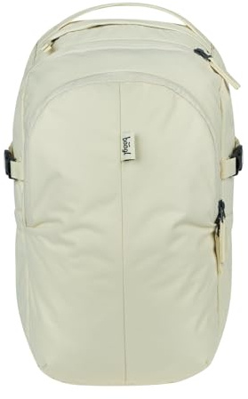 Baagl Rucksack Damen Herren Tagesrucksack Dash Laptopfach 24 l - Beige | Wasserabweisender Daypack & Business Arbeitsrucksack für Büro, Uni & Reisen bietet eine gepolsterte Laptoptasche.