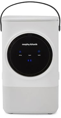 Morphy Richards Flexi Freeze 1L Rechargeable Travel & Desk Top Mini Air Personal Cooler, Rechargeable Design & 15 Hour Run Time, 4 Fan Speeds, 4 Hours Charge Time, Low Noise, White, 823000