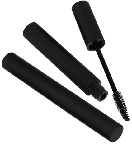 Mipcase Temporäre Bartfarbe Kunststoffpinsel und Verblassungsresistent Schnelltrocknend 2 Stück mit Pinsel Schwarz für Männer für Schnurrbart und Augenbrauen