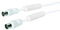 Schwaiger kvkf10 532 cavo antenna (90 db, ferrite, 1 m) bianco