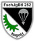 Aufkleber/Sticker FschJgBtl 252 Nagold Wappen Abzeichen BW 7x6cm A1251