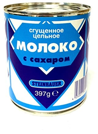 2 x 397 g Steinhauer sugared condensed milk 8% fat