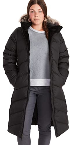 MARMOT Women’s Montreaux Full-Length Parka | Down-Insulated, Water-Resistant, Jet Black, X-Small