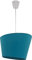 Licht-Erlebnisse Stylische Pendelleuchte Petrol Stoff Modern Design Ø35cm GABRIELA Esszimmer Lampe Wohnzimmer