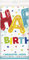 Kunststoff-Tischdecke - 2,13 m x 1,37m - Happy Balloon-Geburtstagsfeier