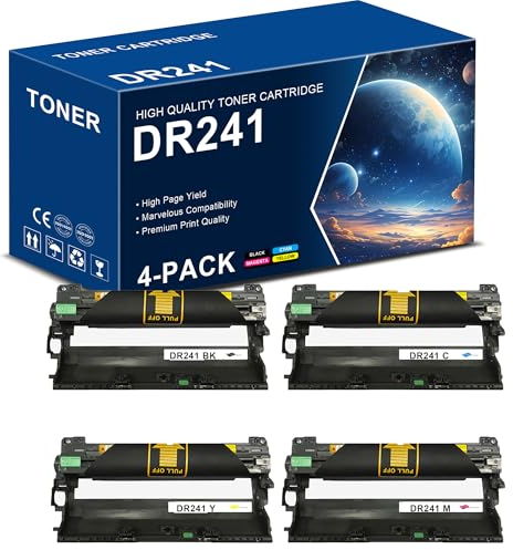 Office Ink Toner für Brother DR241 Trommeleinheit kompatibel für Brother DCP-9020CDW HL-3140CW HL-3142CW HL-3150CDW HL-3152CDW HL-3170CDW HL-3172CDW 9130CW MFC-9140CDN 9330CDW 9340CDW
