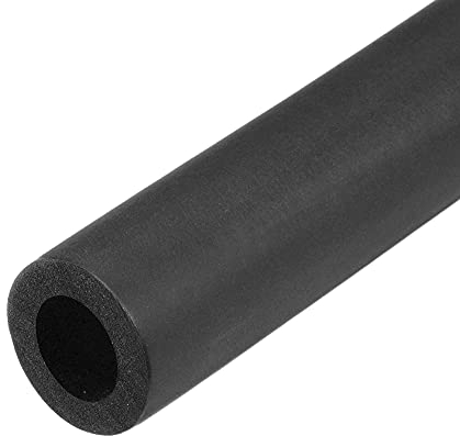 sourcing map Schaumstoffschlauch für Griffstütze, Rohrisolierung, 18 mm Innendurchmesser, 30 mm Außendurchmesser, 1 m Länge, Schwarz