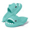 VIYEAR Cloud Shark Slides Slippers, Shark Slippers, Summer SlippersSchnell trocknende Sommerduschsandalen, rutschfeste und weiche, niedliche Cartoon-Hai-Duschhausschuhe Minzgrün 42/43