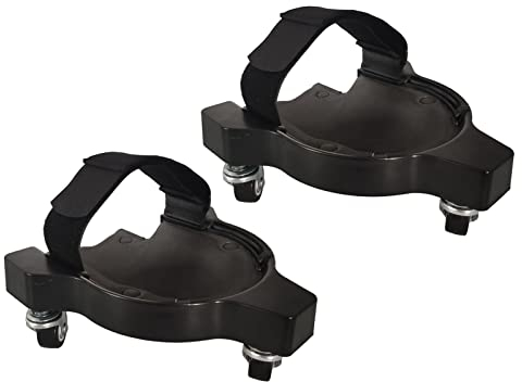 SOBS Knieschoner Knieschoner Mit 3 Rollen Volle 360-Grad-Drehfähigkeit for BAU-/Garten-/Bodenarbeiten, Arbeitssparend, Schwarz