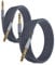 RUXELY Câble Instrument Audio Stéréo 6.35mm (4.5M/2 Pack) Cordon Tressé en Nylon Jack TRS 1/4 Mâle vers Mâle pour Guitare Électrique,Basse,Clavier,Table de Mixage,Amplificateur,Haut-parleur,Égaliseur