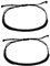 Geflochtenes Schnurarmband, verstellbar, tibetisches Armband, buddhistisches Seilarmband, 2 Stück, schwarz, tibetische Armbänder