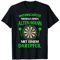 Dart Dartspieler Herren Dartboard Retro Damen Dartscheibe T-Shirt