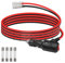 GELRHONR Encendedor de Cigarrillos de Repuesto de 12 Voltios Enchufe Macho con Cables con Interruptor de Encendido/Apagado Botón Fusible de 15A Cable de Servicio Pesado(1 m)