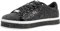 LUCKY STEP Women's Platform Glitter Sneakers | Sparkly Bling Shiny Dressy Bedazzled Wedding Bridal Fashion Walking Shoes (Black, 8US-38EU-5UK)