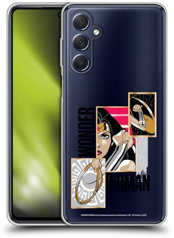 Head Case Designs Offizielle Wonder Woman DC Comics Waffen Grafik Kunstarten Soft Gel Handyhülle Hülle kompatibel mit Samsung Galaxy M54 5G