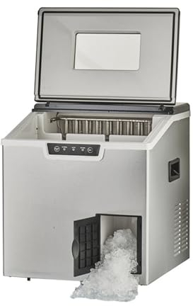 Ice Crusher 35kg Small Desktop Mini Household Automatic Ice Making Ice Crushing Integrated Round Ice Machine
