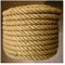 Dickes Seil, natürliches Juteseil, 50 mm natürliches dickes Juteseil, 50 m/164 ft gedrehtes 4-strängiges Faser-Hanfseil for DIY Katzenkratzer, Gartenarbeit, Bündelung, Basteldekoration (Größe: 45 mm,