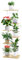 Porta Piante da Interno 6 ripiani,108cm Scaffale per Piante da Esterno,Scaffale per Piante da Interno per giardino, patio, ufficio, soggiorno, balcone Bonsai Arredo