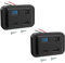 Hoembpn 2Pcs 12V Prise de Chargeur USB C de Voiture avec Interrupteur et Voltmètre LED 40W PD2.0+QC3.0,DC12V-26V Panneau de USB Commande Charge Rapide Adaptateur pour Bateaux Camping Car Camion
