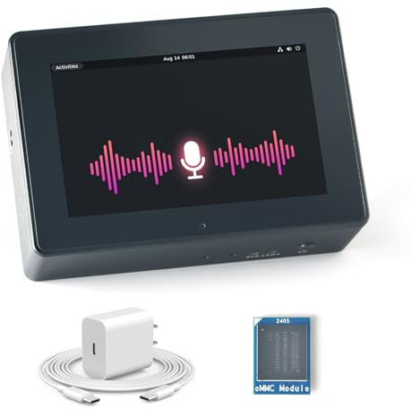 FriendlyElec NanoPi M6 – Eingebetteter Android-Host, RK3588S, bis zu 32 GB RAM, integriertes LCD-Display unterstützt 8K (32GB RAM,Bündel D)