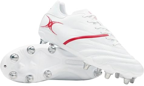 Gilbert Scarpe da rugby X20 Power 8 Stud – nero e verde