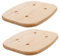 DINHEAROM 2 Stück Skateboard Deck Esszimmerstuhl Zubehör Standard Skateboards Blank Skate Deck Esszimmerstuhl Sitz Ersatz Katzenleitern Skateboards Katzenkletterleiter Ccs Skateboard Holz