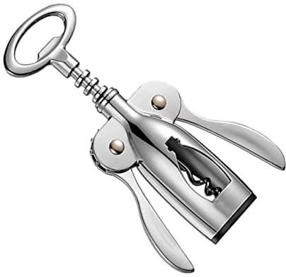 KOCKSHION Sacacorchos de Ala de Aleación de Zinc para Abrelatas Reutilizable y Portátil para Fiestas Amigos