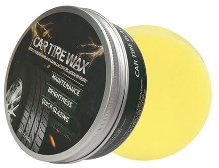 Cire Polish Pour Pneus - Produit De Soin Pour Pneus Et Jantes | Sécurité Conduite Résistant UV Pour Garage Maison & Véhicules Quotidien