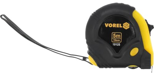VOREL 10125 - Measuring tape 5mx19mm red-black