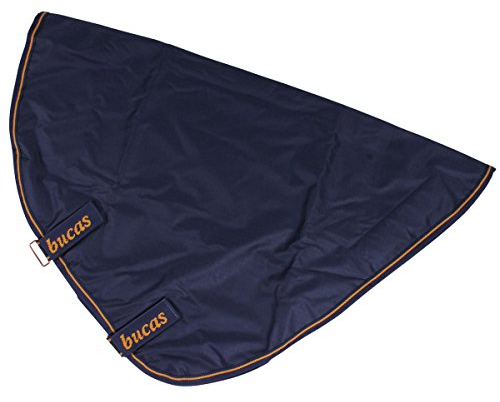 Bucas Irish Turnout Combi Neck, Halsteil, Navy/gold, Grösse XS (Rückenlänge 115 cm)