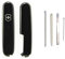 Victorinox PLUS Black handle kit for 91mm Swiss Army Knife with spares