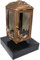 Grablaterne 611 aus massiver Bronze fertigmontiert auf einem Granitsockel (Black SSY)