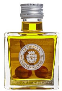 La Chinata Aceite de Oliva Virgen Extra Botellas Cuadradas Gourmet Pack 24x100 ml - Aceite Premium para Cocina y Regalos