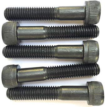 MK-Befestigungstechnik M8x50 Zylinderschrauben mit Innensechskant DIN 912 Kl.12.9 - schwarz blank - 25 Stück