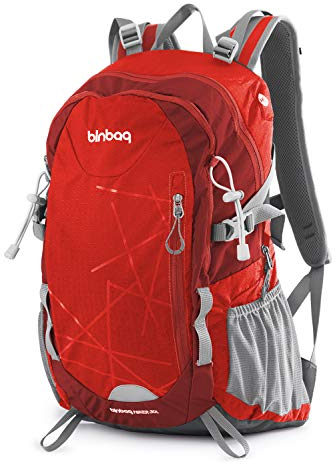 Hauptstadtkoffer- MULTIFUNKTIONALER BACKPACK, 20L, vielseitig einsetzbar mit Ergonomischen Schultergurten zum Wandern, Schule, Uni, Freizeit für Damen/Herren Magma Red