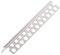 PROTEKTOR 9079 Aluminium Kantenprofil für den Trockenbau Putzstärke 1 mm 250cm, 50 St Silber Putzprofil, Putzlehre, Putzabschlussprofil, Winkelschiene, Abschlussprofil