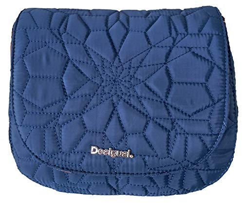 Desigual Damen Umhängetasche Handtasche Tasche blau