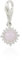 Thomas Sabo Damen Charm-Anhänger opalfarbener Stein rosa schimmernd Charm Club 925 Sterlingsilber 1866-166-7
