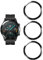 Vuciya Huawei Watch GT2 46 mm Protector de pantalla, Vuciyacurvado Bordes Completos Cobertura HD Protección Película, Juego de 3 unidades, HD Claro, Anti-Rayados, No para Huawei Watch GT 2 Pro.