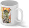 Japanese Monster Movie Kaiju Vegetable Broccoli Anime Broccolizilla White Coffee Mug