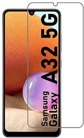 [Lot de 2] Verre blindé compatible avec Samsung Galaxy A32 5G Film de protection en verre trempé véritable dureté 9H cristallin anti-rayures.