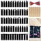 Dreamark Lesezeichen Kratzbilder für Kinder 60 Pcs Personalisiert Lesezeichen Scratch Lesezeichen mit 30 Holzstift und 60 Bändern für Kindergeburtstag Mitgebsel DIY Geschenkanhänger Bastelbedarf