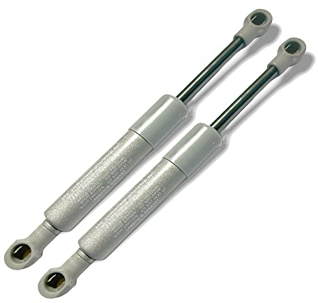 2 molle a gas di ricambio per Liftomat Kesseböhmer 50N-500N 195 mm (300 N), grigio
