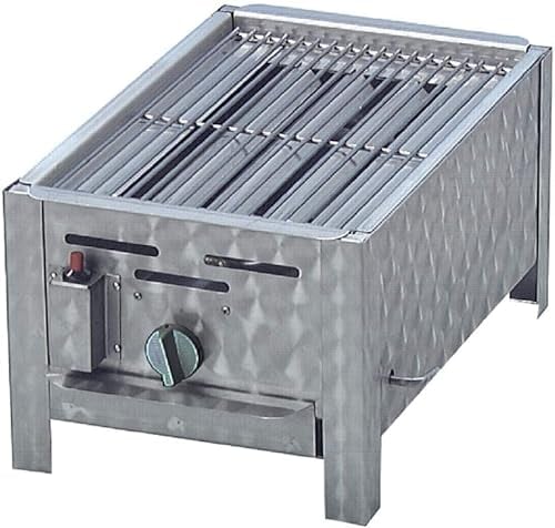 BSR-Grillen Profi Gastrobräter Gasgrill mit Grillrost, 1-flammig, Piezo Zünder, 1 x Gasregler stufenlos, Gasbräter inkl. Grillrost, Abtropfblech, Brennerabdeckung, Gasschlauch und Druckminderer