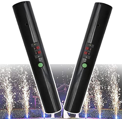 XINGma 2/4/6/8 Stück Wiederverwendbares Kaltfeuerwerk-zündsystem, Handheld-brunnen-sparkular-Maschine, Mini-kalt-pyro-feuerwerksempfänger, Für Weihnachten, Hochzeiten, Feuerwerksshow,2-Pack