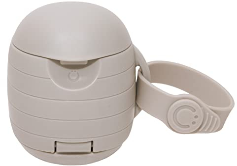 Ubbi On-The-Go Dual Soother Pod, Keep's Baby's Pacifier Clean and Accessible, Portable for Travel, Diaper Bag Accessory Must Have for Newborns, Taupe