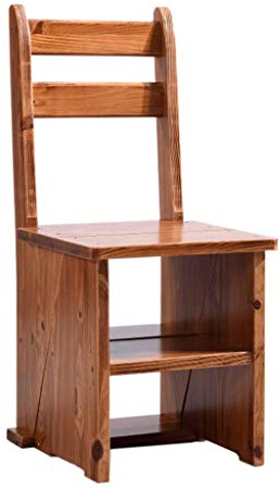 KAZUP Klappbarer Fußhocker, zusammenklappbare Trittstufe, einziehbarer Tritt, robuster und langlebiger Tritthocker aus massivem Holz, hoher Hocker, Wechselschuhbank, Badezimmermode, Multifunktions