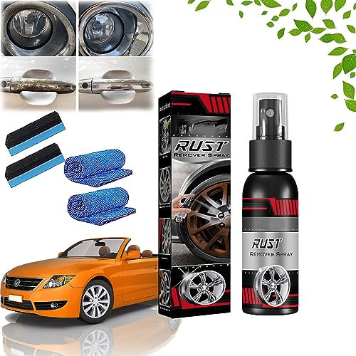 HOPASRISEE Multistarker Kfz-Rostentferner, multifunktionaler Metall-Rostentferner, Auto-Rostentferner, Eisenpulver-Entferner, Rostschutzspray für Metall (100ML-1PC)