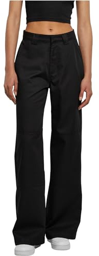 Urban Classics Damen Ladies Straight Leg Workwear Pants