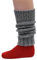 Hirsch Natur, Merino Kinder Beinstulpen Grobstrick, 100% Schurwolle (kbT) Graumeliert
